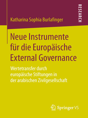 cover image of Neue Instrumente für die Europäische External Governance